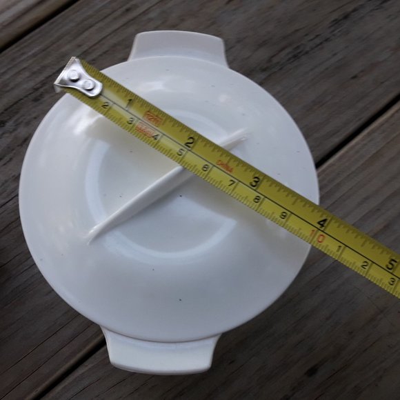 Vintage Creamer and Sugar Bowl RV Camping Dishes Melmac Melamine MCM Classic - Picture 7 of 8